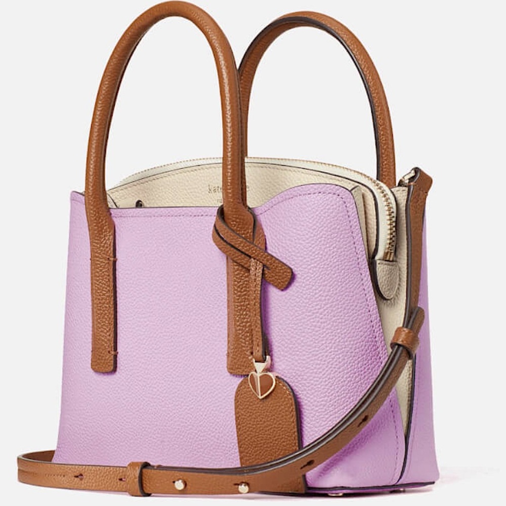Kate Spade Margaux Mini Satchel Violet Brown